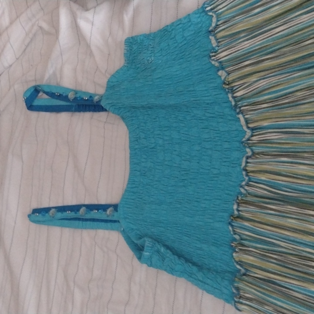 Long fabric dress